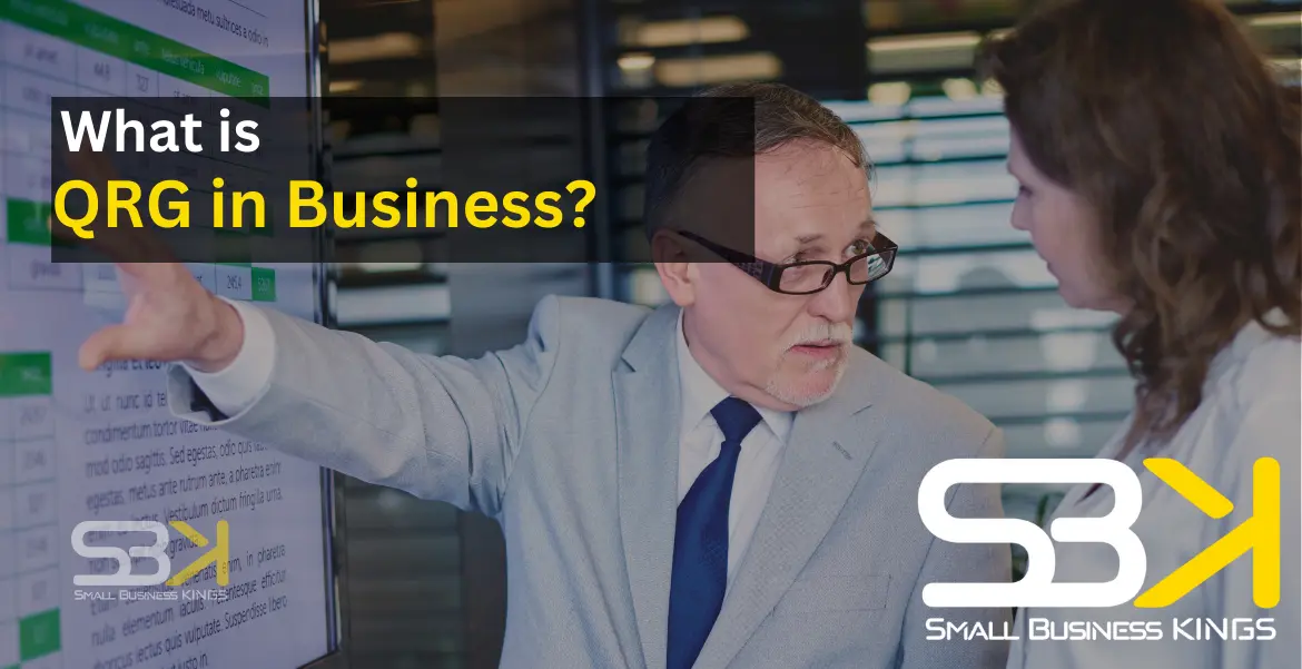What is qrg in business quick reference guide meaning use sbk