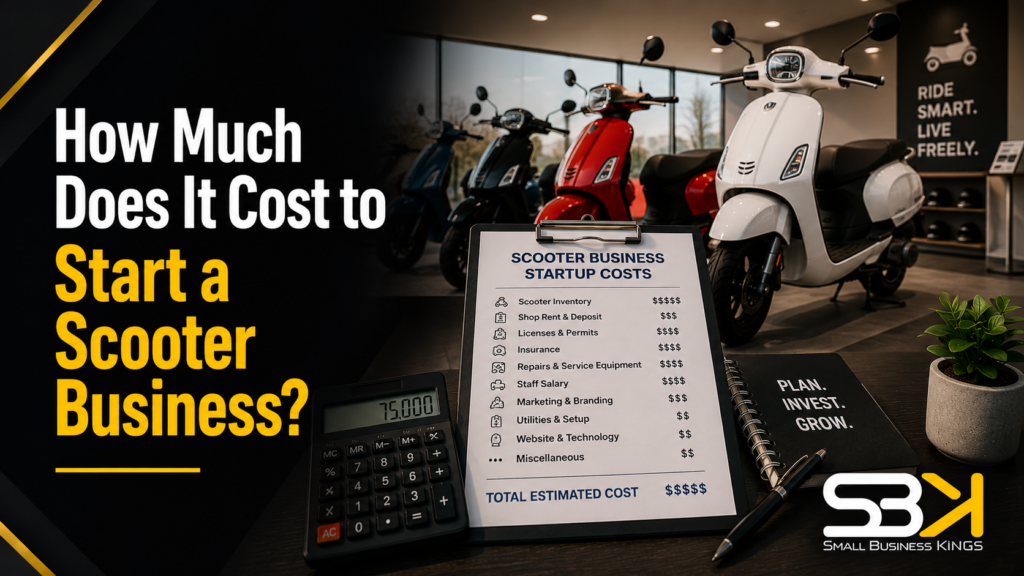 How Much Does It Cost to Start a Scooter Business?