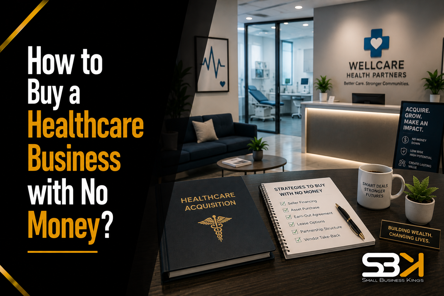 How to Buy a Healthcare Business with No Money?