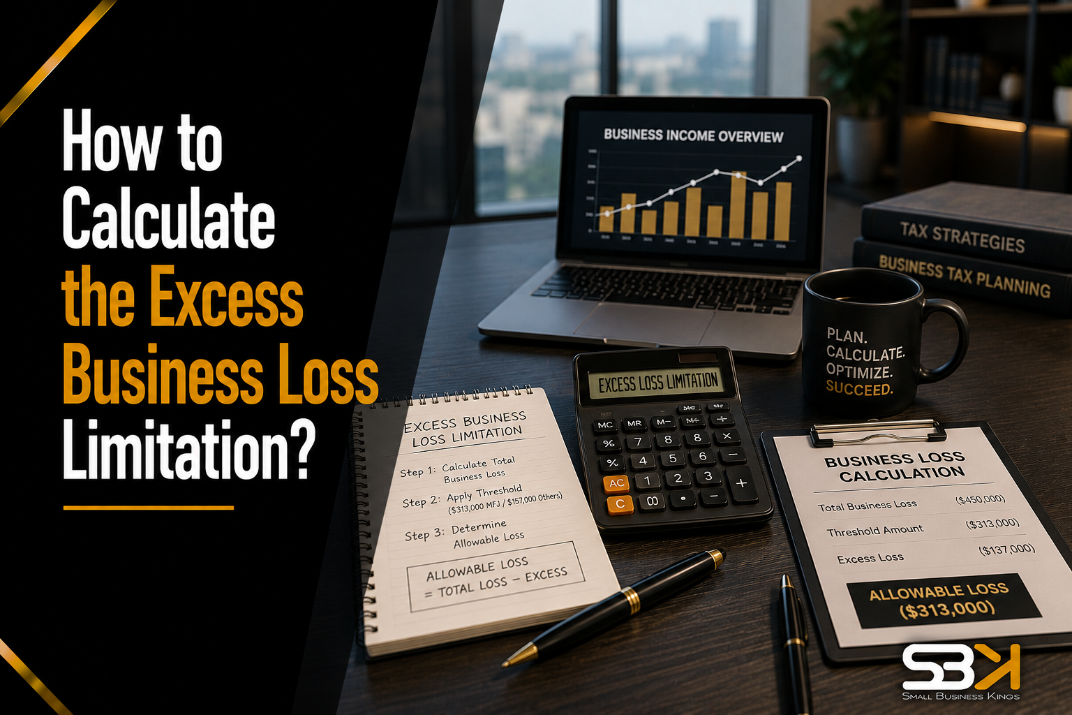 How to Calculate the Excess Business Loss Limitation?