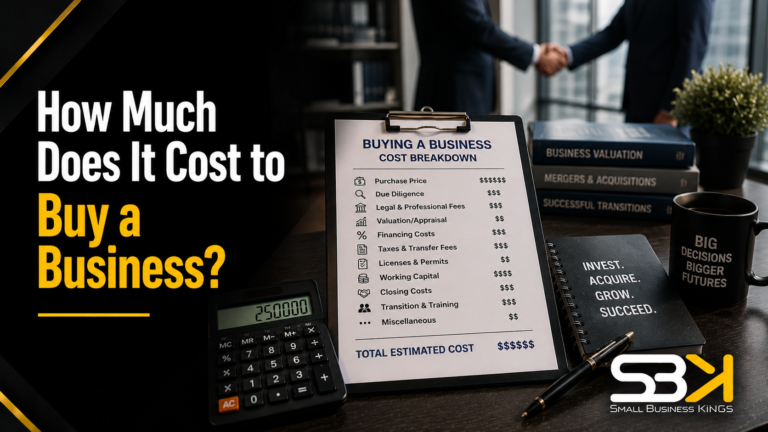 How Much Does It Cost to Buy a Business?