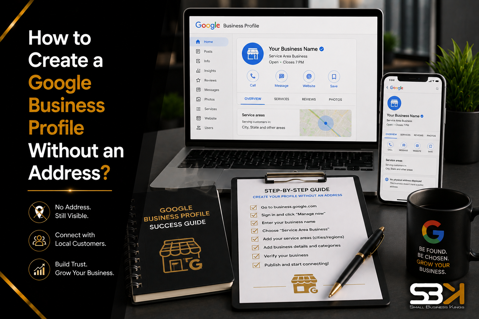 How to Create a Google Business Profile Without an Address?