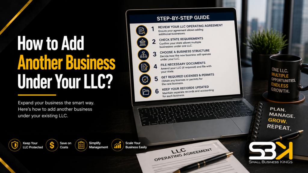 How to Add Another Business Under Your LLC?