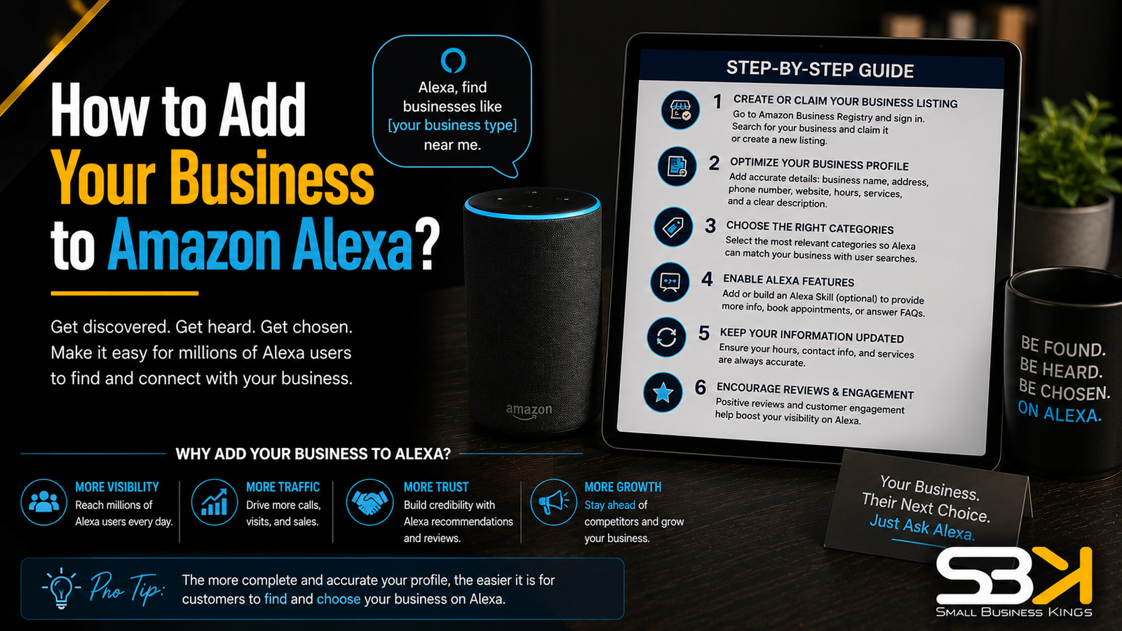 How to Add Your Business to Amazon Alexa?