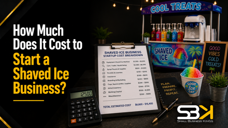 How Much Does It Cost to Start a Shaved Ice Business?