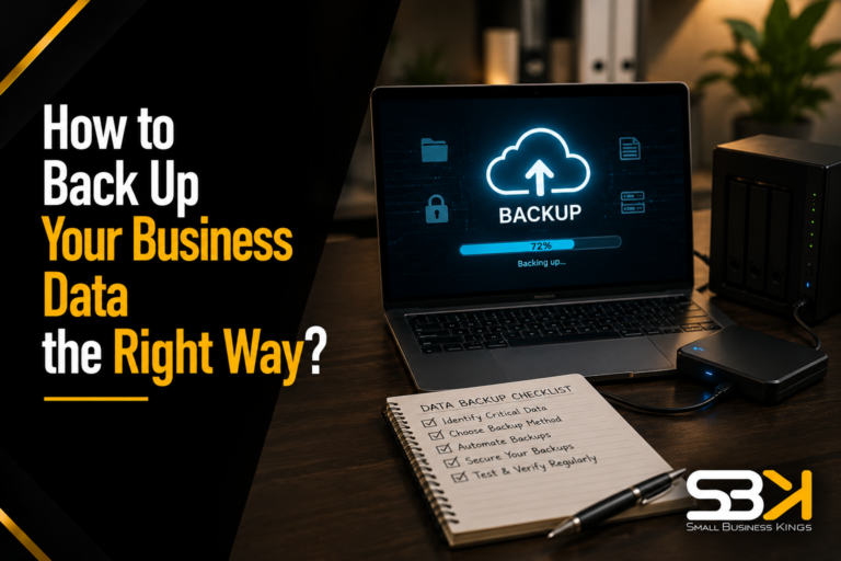 How to Back Up Your Business Data the Right Way?