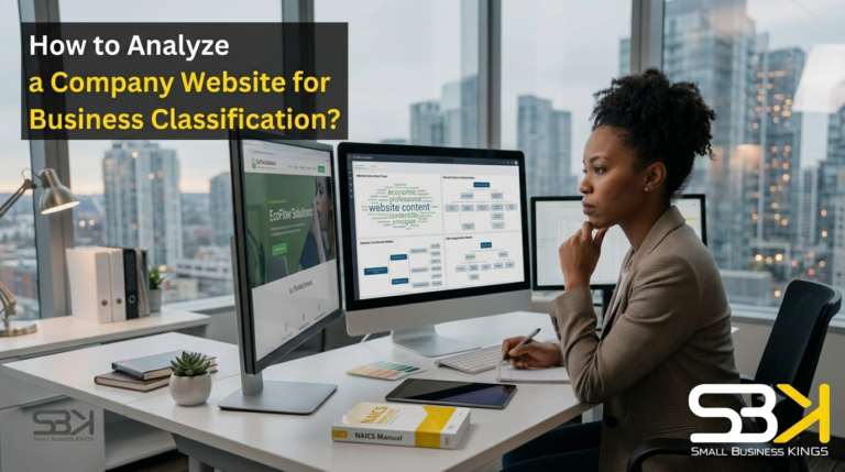 How to Analyze a Company Website for Business Classification?